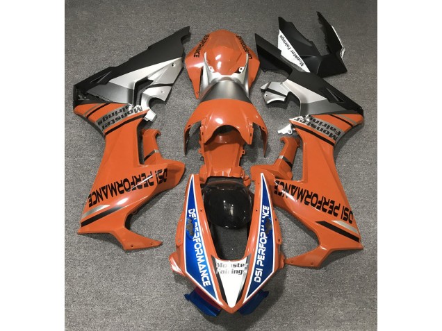 Orange Brillant & Bleu 17-23 CBR1000RR Carénage Moto