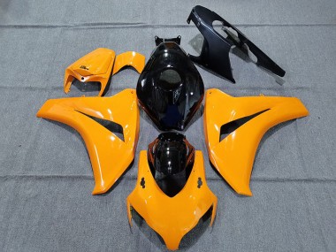 Orange Brillant & Noir 08-11 CBR1000RR Carénage Moto