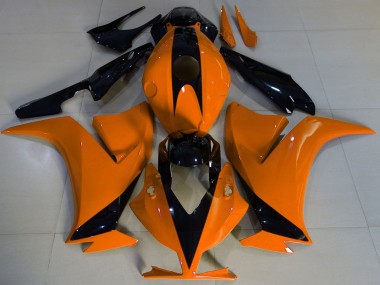 Orange Brillant & Noir 12-16 CBR1000RR Carénage Moto