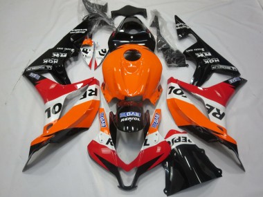 Orange Clair Repsol 07-08 CBR600RR Carénage Moto