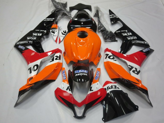 Orange Clair Repsol 07-08 CBR600RR Carénage Moto