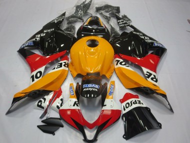 Orange Clair Repsol 09-12 CBR600RR Carénage Moto