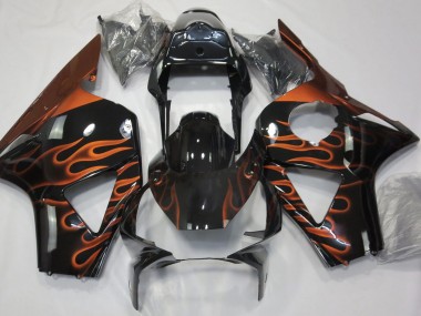 Orange Flamme 02-03 CBR954RR Carénage Moto