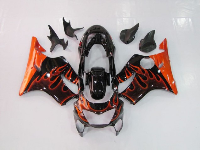 Orange Flamme 99-00 CBR600 F4 Carénage Moto Orange Flamme 99-00 CBR600 F4 Carénage Moto