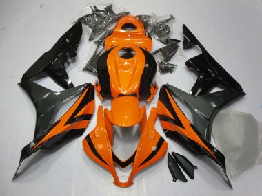 Orange Gris & Noir 07-08 CBR600RR Carénage Moto