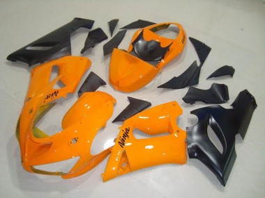 Orange Noir 05-06 ZX6R Carénage Moto