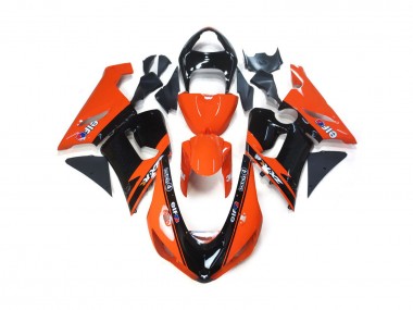 Orange & Noir Elf 05-06 ZX6R Carénage Moto