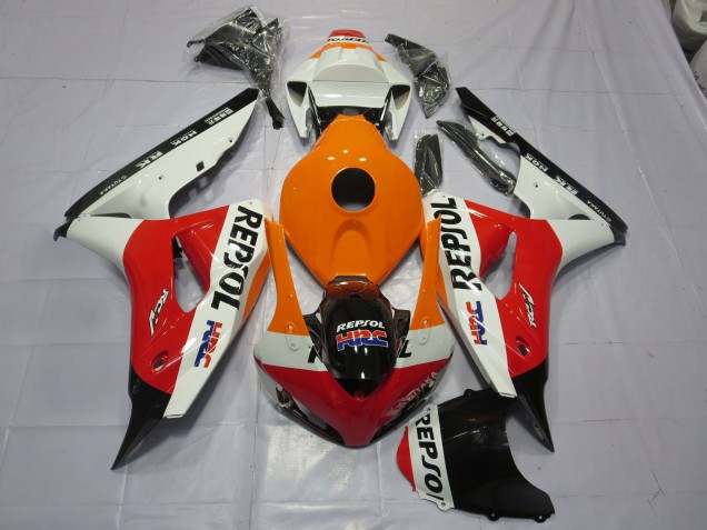 Orange Repsol 06-07 CBR1000RR Carénage Moto Orange Repsol 06-07 CBR1000RR Carénage Moto