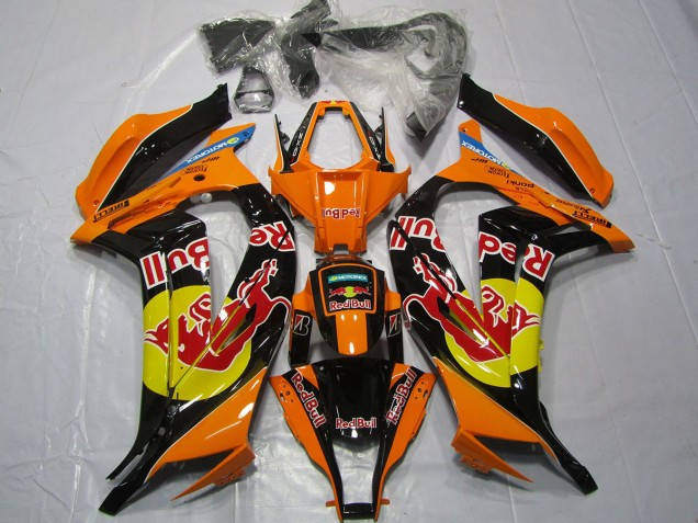 Orange Rouge Taureau 11-15 ZX10R Carénage Moto Orange Rouge Taureau 11-15 ZX10R Carénage Moto