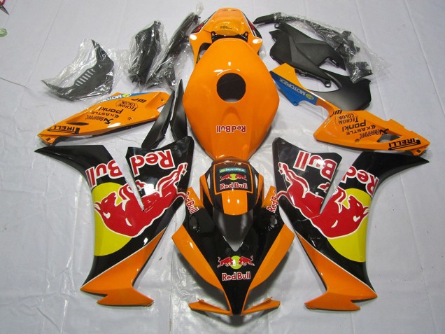 Orange Rouge Taureau 12-16 CBR1000RR Carénage Moto Orange Rouge Taureau 12-16 CBR1000RR Carénage Moto