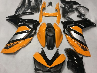 Orange Yamalube 15-18 R3 Carénage Moto