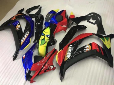 Partager Rouge & Bleu 16-19 ZX10R Carénage Moto