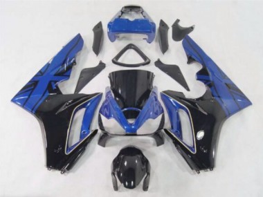 Pavillon Bleu / Noir 06-08 Daytona 675 Carénage Moto