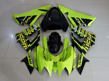 Personalizzato Alta Visibilità Giallo 04-05 ZX10R Carénage Moto