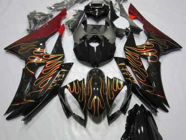 Personnalisé Flamme 08-16 R6 Carénage Moto