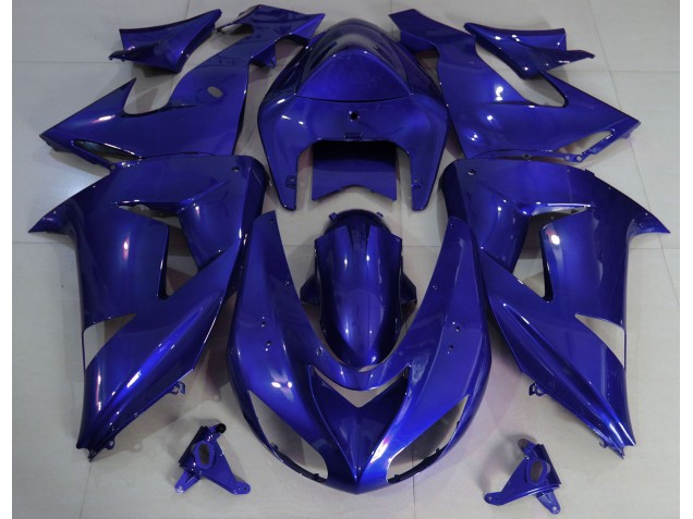 Plaine Bleu Profond 06-07 ZX10R Carénage Moto Plaine Bleu Profond 06-07 ZX10R Carénage Moto