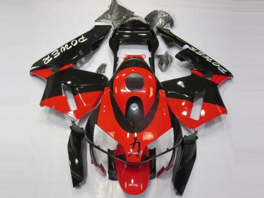 Puissance Rouge Noir 03-04 CBR600RR Carénage Moto