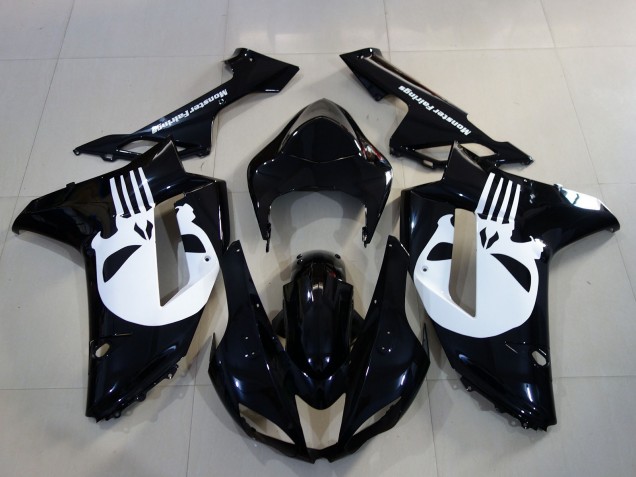 Punisher Personnalisé 07-08 ZX6R Carénage Moto Punisher Personnalisé 07-08 ZX6R Carénage Moto