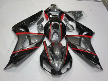 Rayure Épingle Rouge Noir Argent 06-07 CBR1000RR Carénage Moto