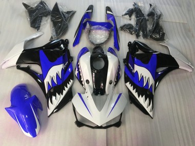 Requin Bleu & Blanc 15-18 R3 Carénage Moto
