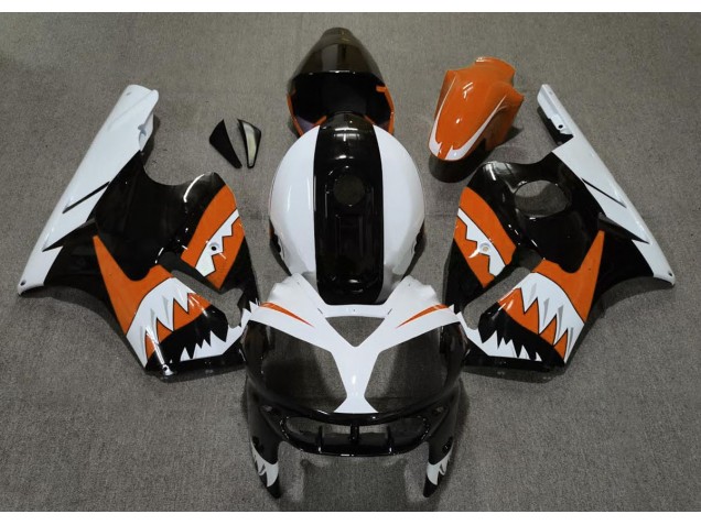 Requin Orange 02-05 ZX12R Carénage Moto
