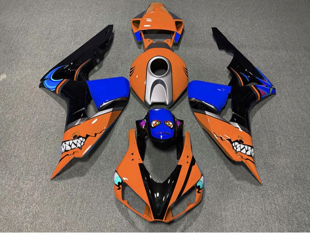 Requin Orange 06-07 CBR1000RR Carénage Moto Requin Orange 06-07 CBR1000RR Carénage Moto