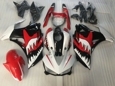 Requin Rouge & Blanc 15-18 R3 Carénage Moto