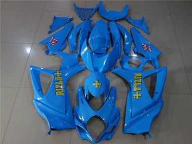 Rizla Bleue 07-08 GSXR 1000 Carénage Moto