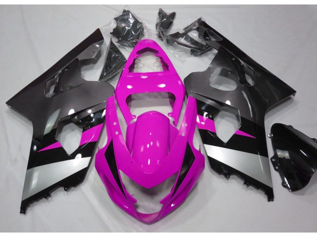Rose & Argent 04-05 GSXR 600-750 Carénage Moto Rose & Argent 04-05 GSXR 600-750 Carénage Moto