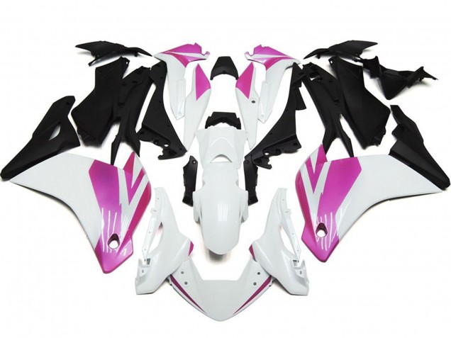 Rose & Blanc Brillant 11-14 CBR250RR Carénage Moto Rose & Blanc Brillant 11-14 CBR250RR Carénage Moto