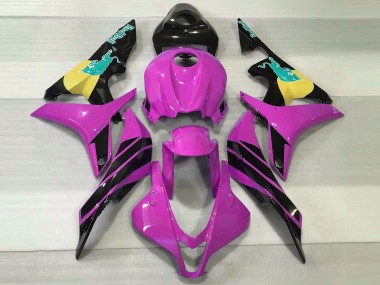 Rose & Bleu Sarcelle Taureau 07-08 CBR600RR Carénage Moto
