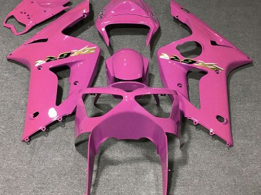 Rose Brillant 03-04 ZX6R Carénage Moto