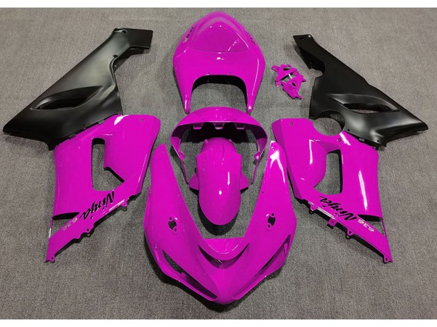 Rose Brillant 05-06 ZX6R Carénage Moto Rose Brillant 05-06 ZX6R Carénage Moto