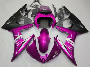 Rose Brillant & Blanc 03-04 R6 Carénage Moto