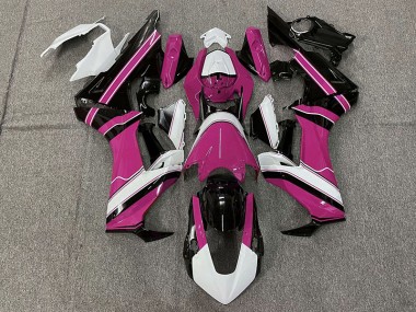 Rose Brillant Blanc & Noir 17-23 CBR1000RR Carénage Moto