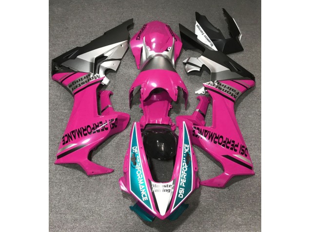 Rose Brillant & Bleu Clair 17-23 CBR1000RR Carénage Moto