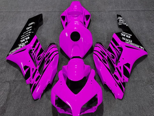 Rose Brillant Flamme 04-05 CBR1000RR Carénage Moto