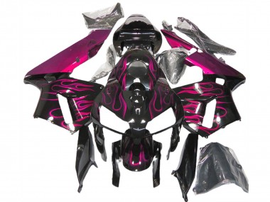 Rose Brillant Flamme 05-06 CBR600RR Carénage Moto