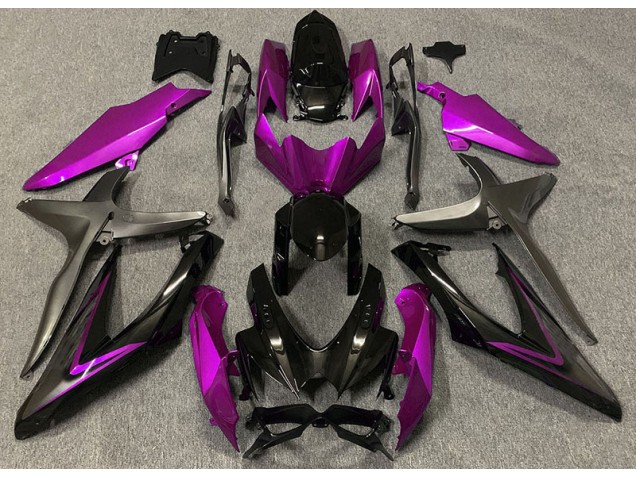 Rose Brillant & Vert R 08-10 GSXR 600-750 Carénage Moto Rose Brillant & Vert R 08-10 GSXR 600-750 Carénage Moto