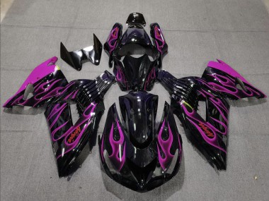 Rose Flamme 06-11 ZX14R Carénage Moto