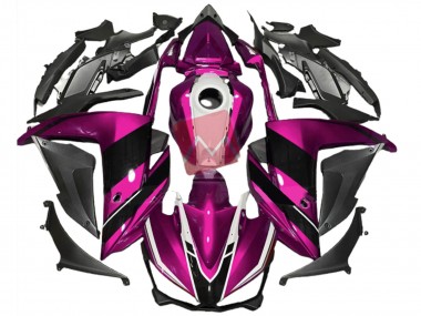 Rose Noir & Blanc 15-18 R3 Carénage Moto