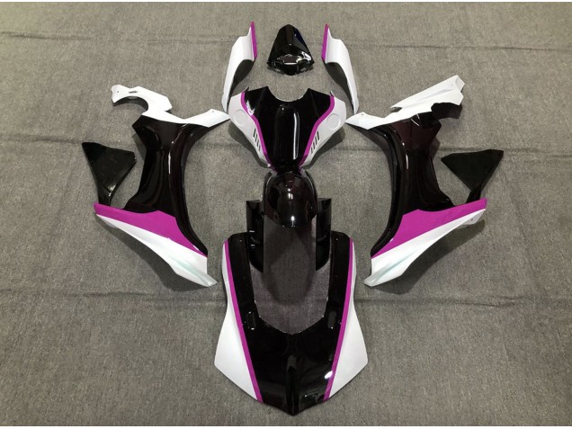 Rose Noir & Blanc 15-19 R1 Carénage Moto Rose Noir & Blanc 15-19 R1 Carénage Moto
