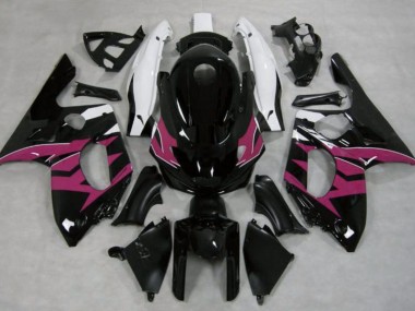 Rose Noir & Blanc 98-07 YZF600 Carénage Moto