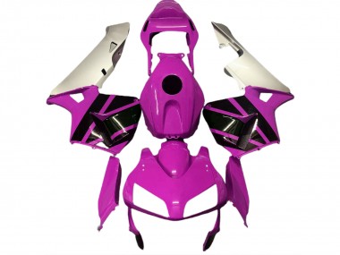 Rose Vif & Argent Mat 03-04 CBR600RR Carénage Moto