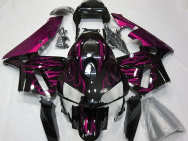 Rose Vif Flamme 03-04 CBR600RR Carénage Moto