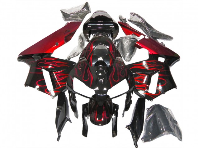Rosso Fiamma 05-06 CBR600RR Carénage Moto