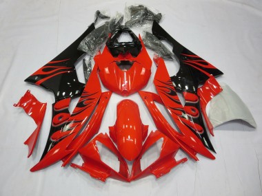 Rosso Fiamma 08-16 R6 Carénage Moto