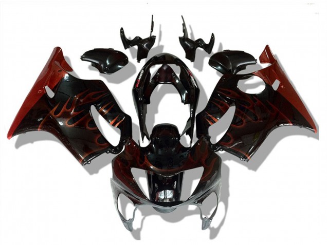 Rosso Fiamma 99-00 CBR600 F4 Carénage Moto