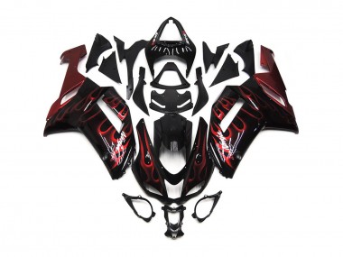 Rosso Lucido Fiamma 07-08 ZX6R Carénage Moto