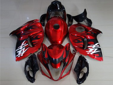 Rosso Vibrante E Fiamma 08-20 GSXR 1300 Carénage Moto
